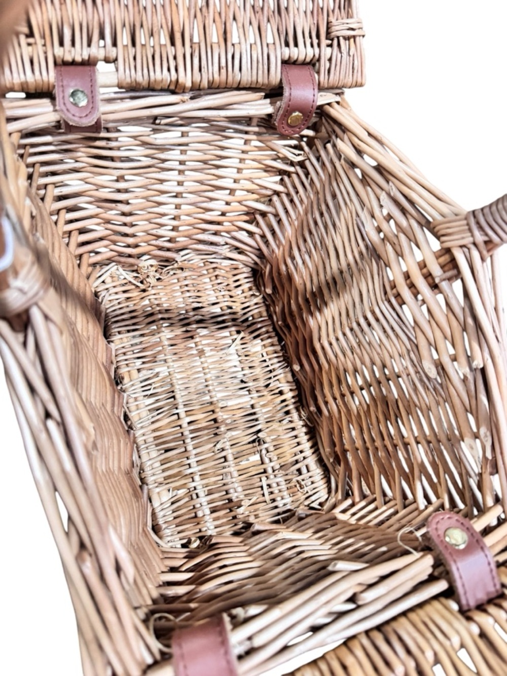 Fortnum & Mason Mini Huntsman Woven Basket - Picture 6 of 15